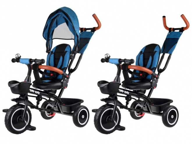 Tricicletă pentru copii Tiny Bike 3 în 1 cu parasolar – Verde