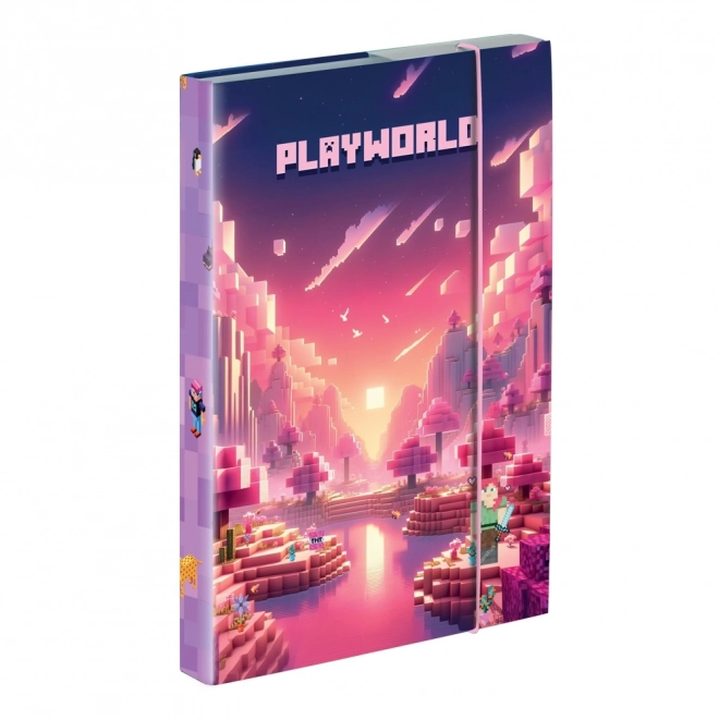 Cutie pentru caiete Playworld pentru fete