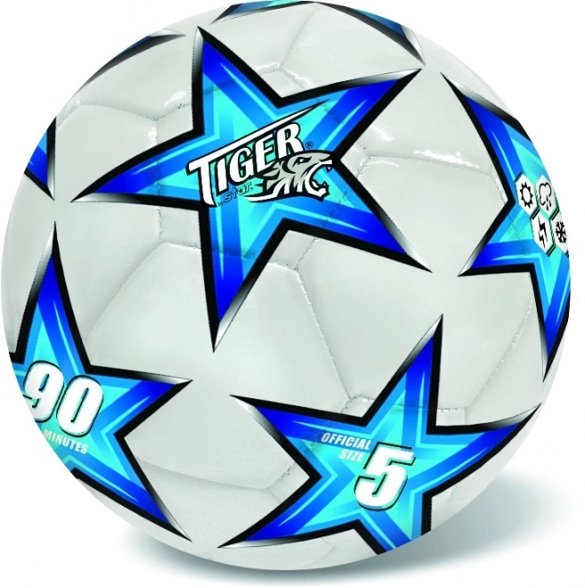 Minge fotbal piele albastră nr. 5