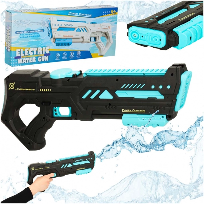 Pistol electric cu apă pentru copii negru