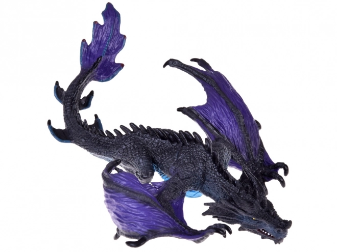 Figurină dragon violet majestuos