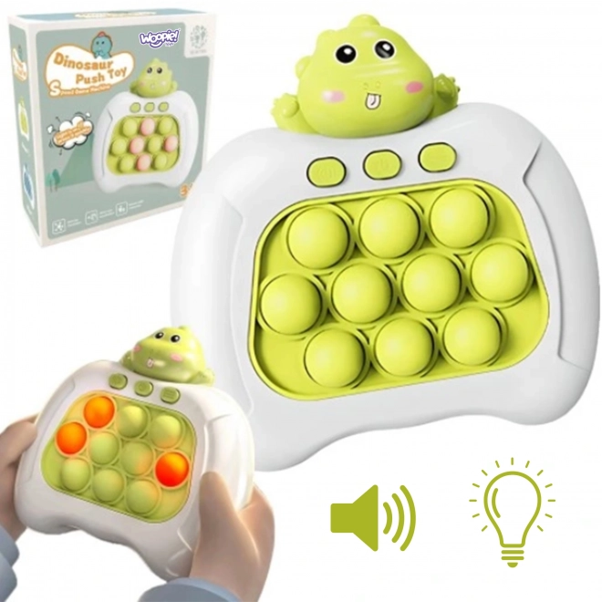 Joc interactiv Pop It Dinozaur verde