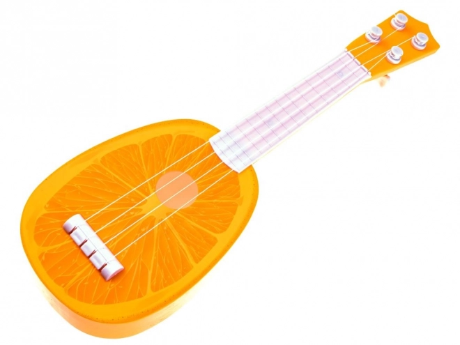 Ukulele de fructe pentru copii – portocalie