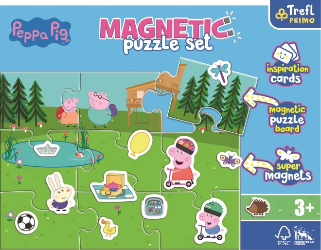 puzzle magnetice Prasátul Peppa