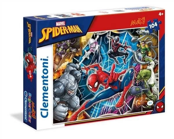 Puzzle Maxi Spiderman Pregătit de luptă 104 piese