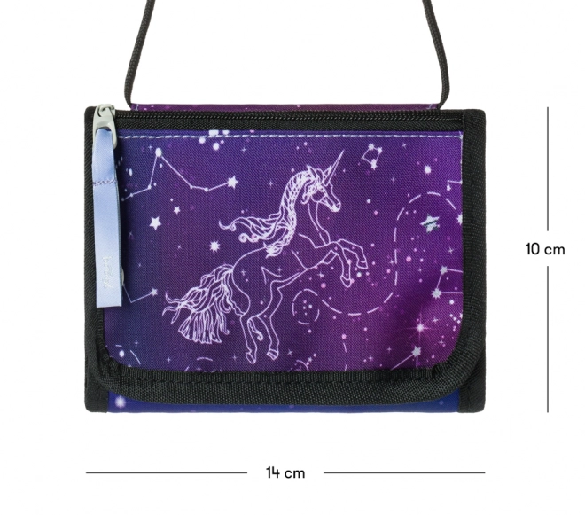 Portofel de gât Unicorn Universe