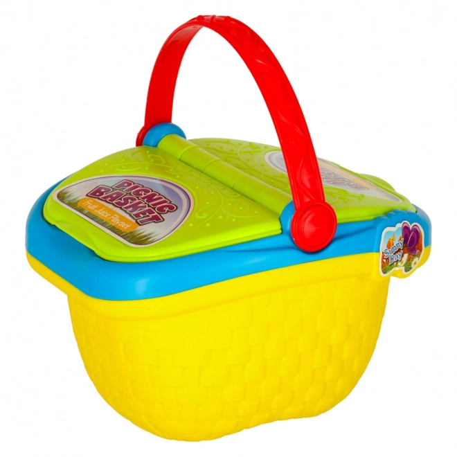 Coș de picnic cu gustări rapide