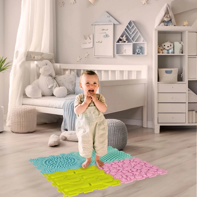 Puzzle senzoriale covorașe Montessori pentru masajul picioarelor