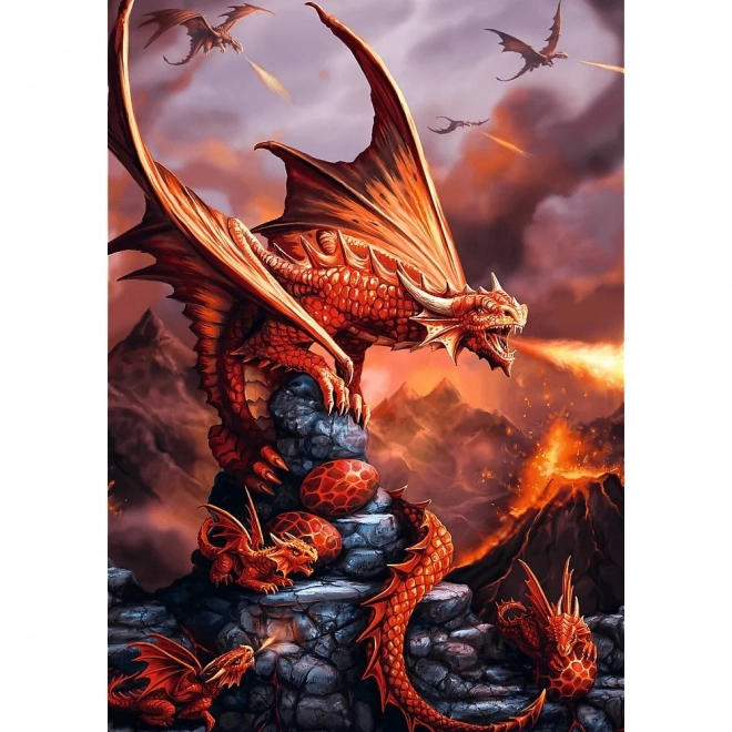 Puzzle Ognitul Dragon de Anne Stokes