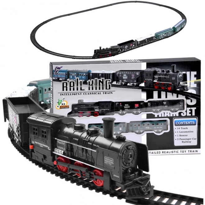 Tren electric cu vagoane