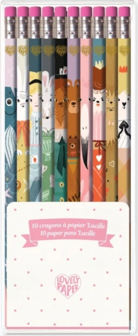 Set de 10 creioane Djeco Lucille