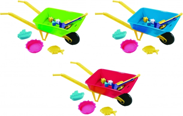 Roabă pentru copii cu set pentru nisip 70 cm