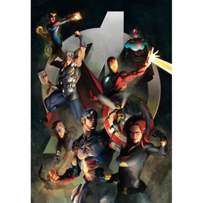 Puzzle aniversar Disney 100 de ani: Avengers 1000 piese