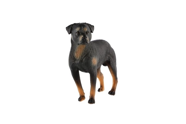 Jucărie câine Rottweiler din plastic