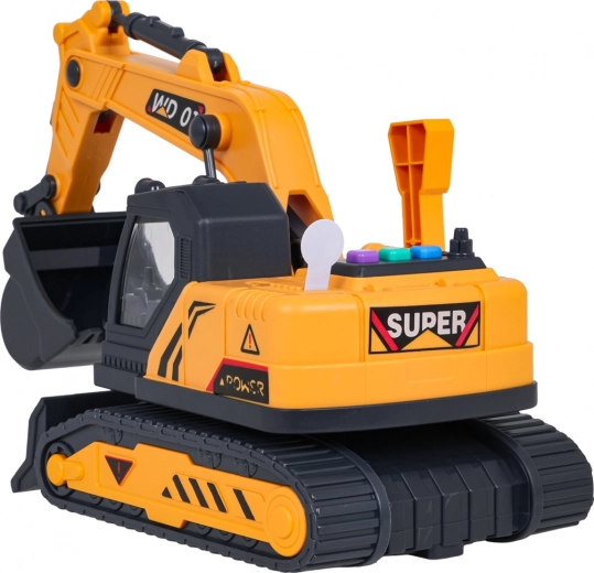 Lumini și sunete ca pe un șantier real