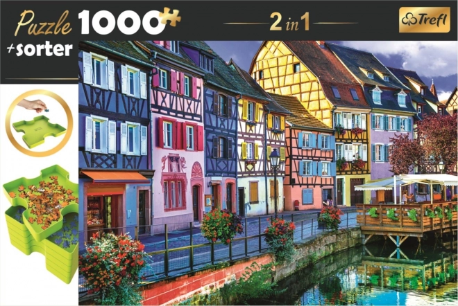 Puzzle și sortator 2 în 1 Colmar, Franța 1000 piese