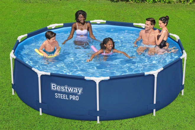 Piscină de grădină cu construcție 306 cm x 76 cm Bestway