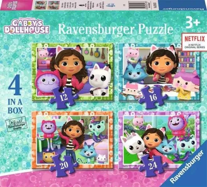 Puzzle Ravensburger Casa Pisicii Gabby