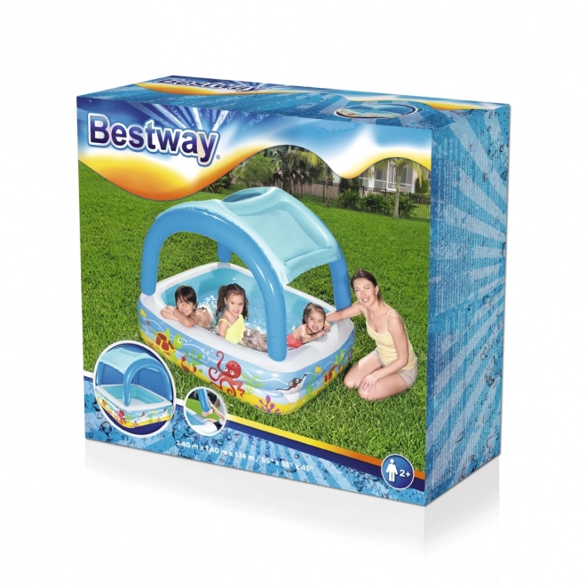 Piscină gonflabilă cu acoperiș pentru copii Bestway