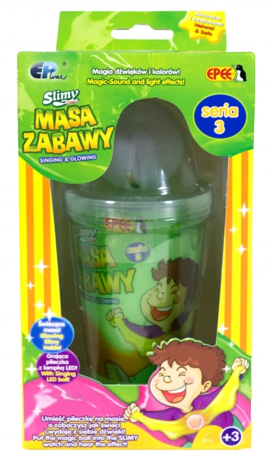 Slime cu bilă luminoasă