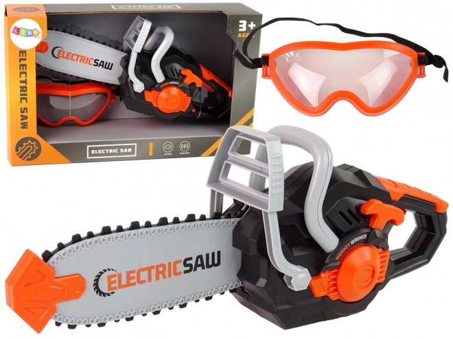 Fierăstrău electric pentru copii cu sunet realist