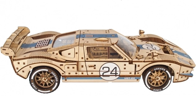 Puzzle mecanic 3D din lemn Ugears Endurance Racer