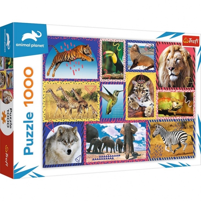 puzzle Trefl Animal Planet sălbăticie 1000 piese