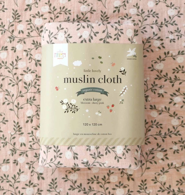 Prosop muselin XL dusty pink