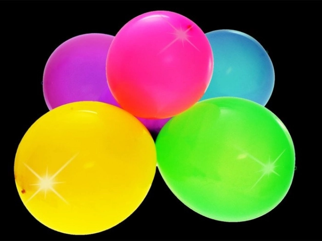 Balon LED decorativ pentru petreceri, set de 5 bucăți