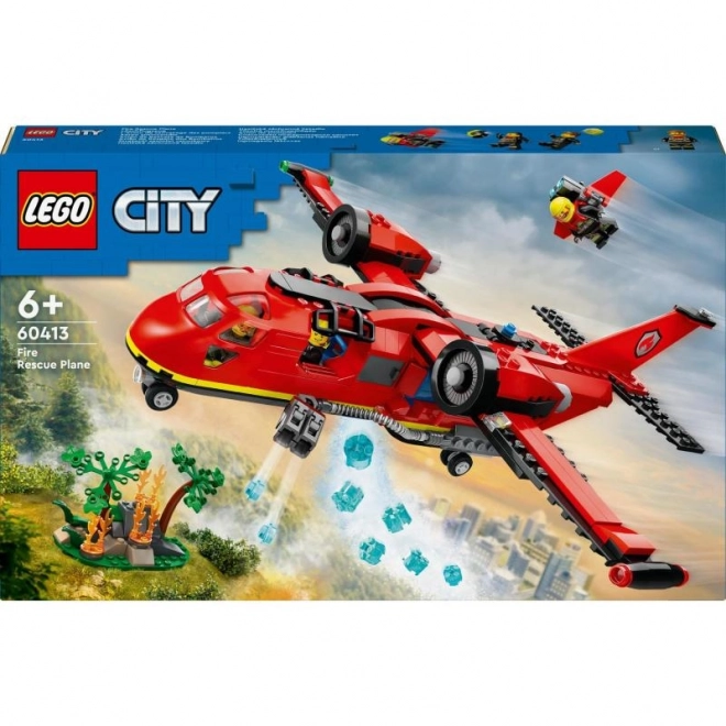 Avion de salvare pompieri LEGO City