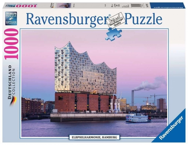 Puzzle Ravensburger Filarmonica Elbei Hamburg 1000 piese