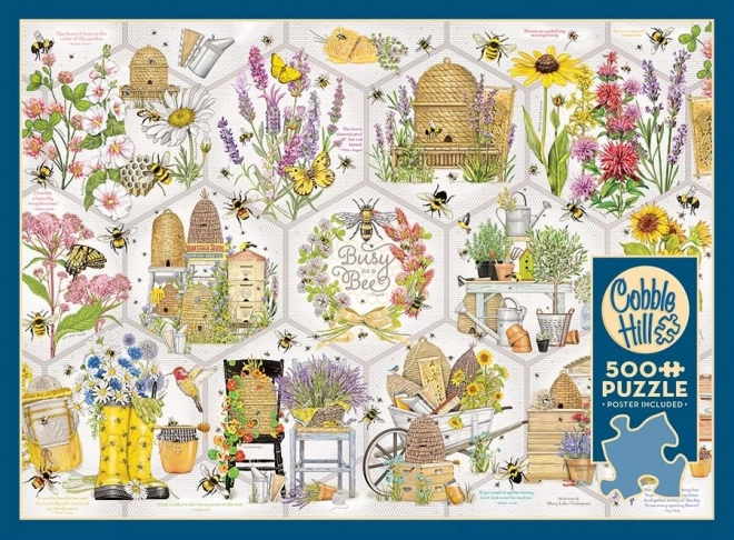 Puzzle COBBLE HILL Plin ca o albină 500 de piese