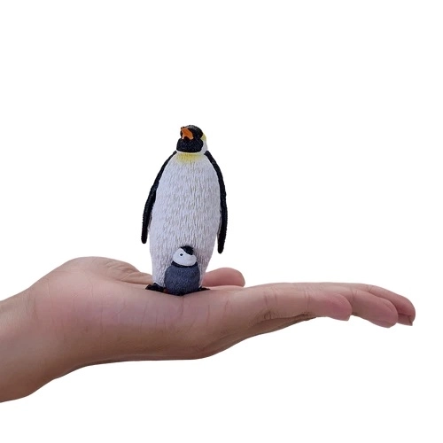 Mojo figurina pinguin împărat cu pui