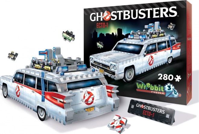 Puzzle 3D autobuz GHOSTBUSTERS Ecto-1 de la Wrebbit, 280 de piese