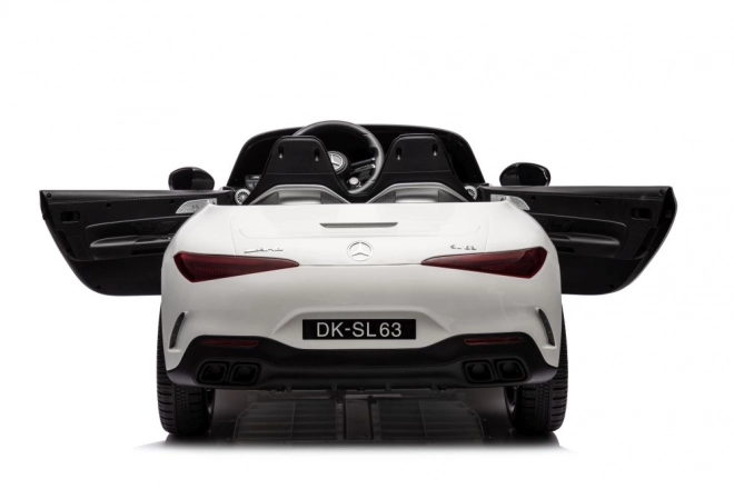 Mașinuță electrica Mercedes AMG SL63 alb