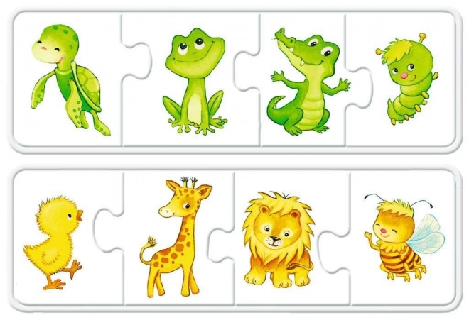 Primele mele puzzle-uri Animăluțe Colorate
