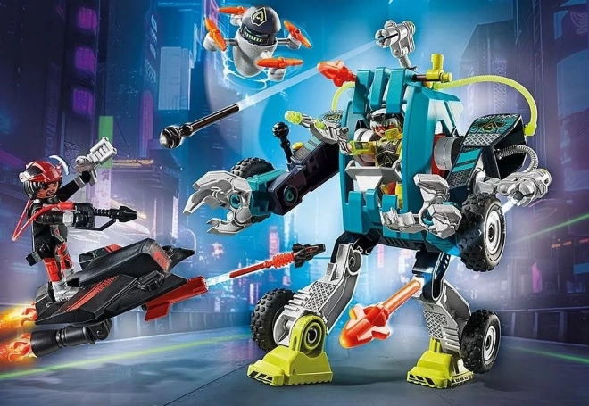 Set promo Pack Robot vs Planor Playmobil