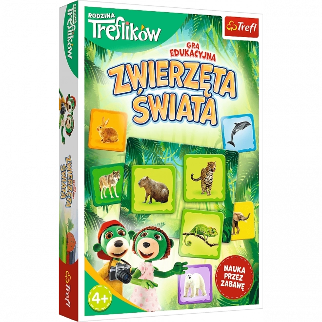 Animalele lumii – FAMILIA TREFLIK joc educativ pentru copii de la 4 ani