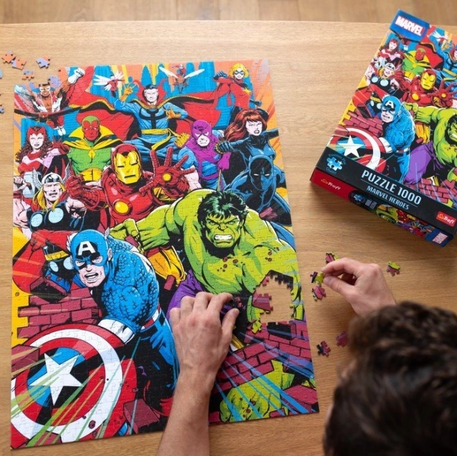 Puzzle 1000 piese Marvel Heroes