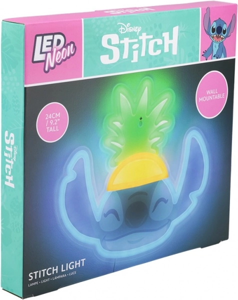 Lumină LED neon pe perete Stitch