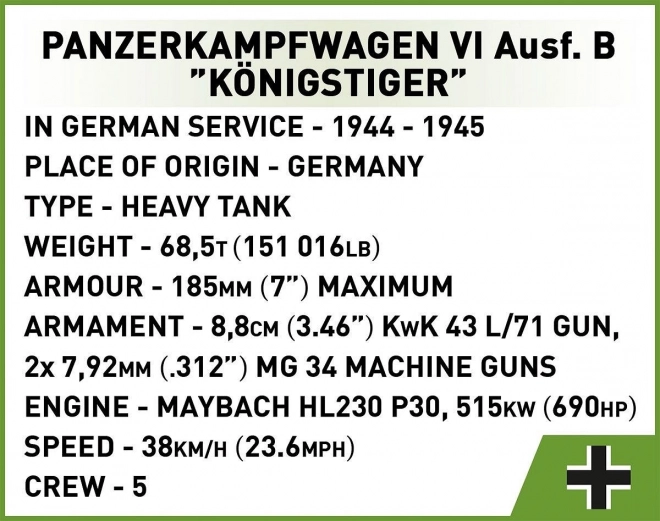 tanc Panzer VI Königstiger