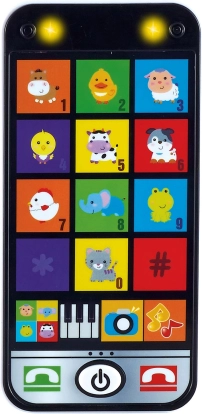 Smartphone interactiv pentru copii cu lumini și sunete 6,5 × 13,5 cm
