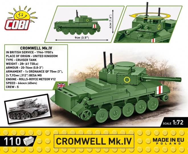 Cromwell Mk. IV Tanc Britanic Al Doilea Război Mondial 1:72