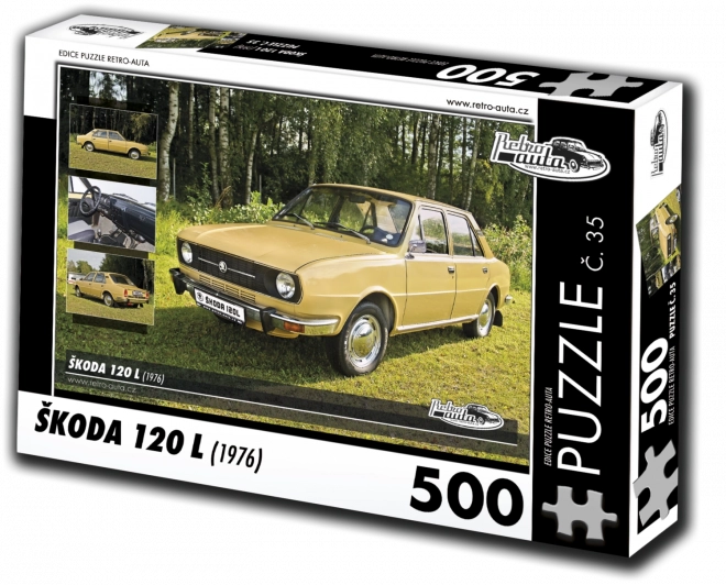 Puzzle retro Škoda 120 L 500 de piese