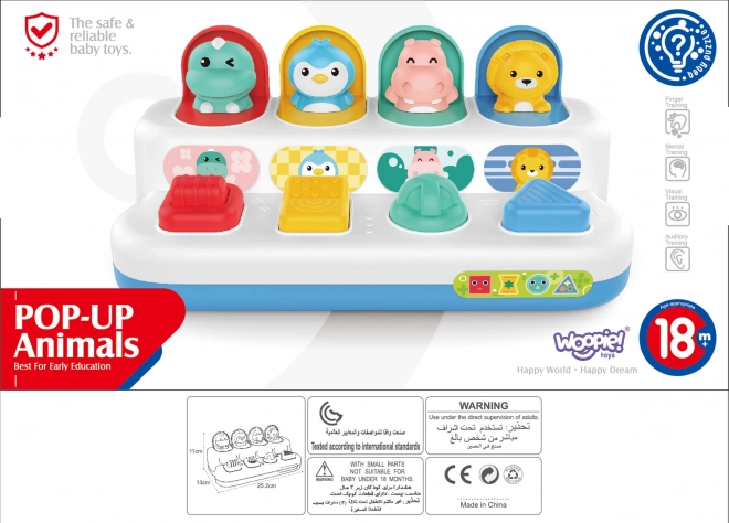 Animăluțe săltărețe pop-up de la Woopie