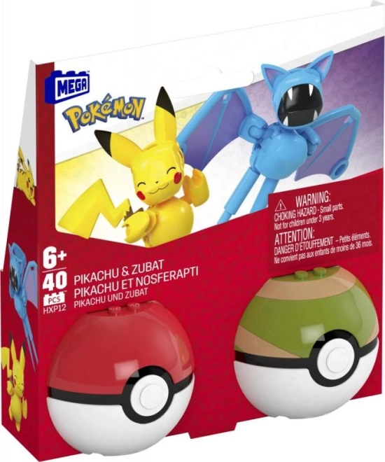 Pokéball cu Pikachu și Zubat de la MEGA