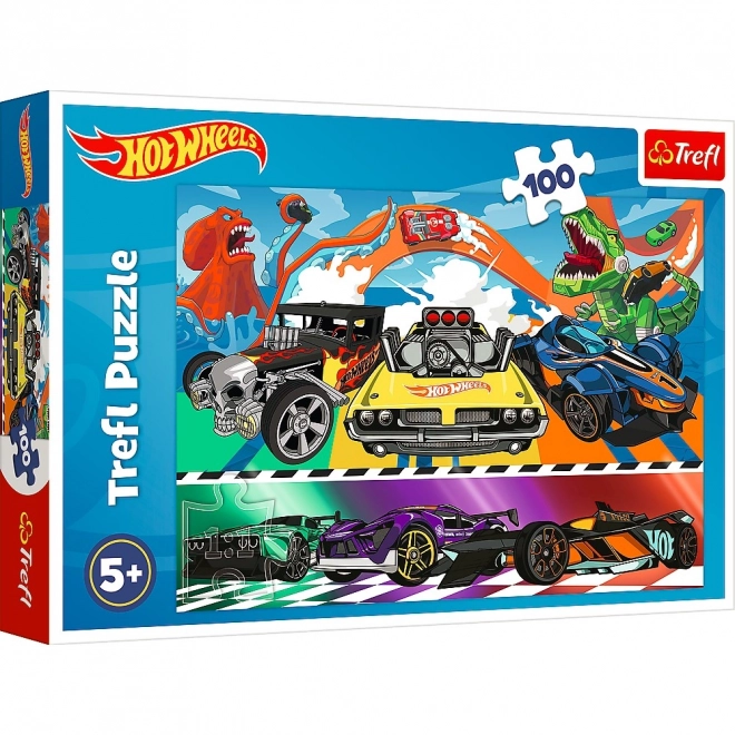 Puzzel Hot Wheels Mașini Turate 100 Piese