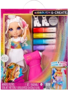 Rainbow High airbrush păpușă cu markere lavabile