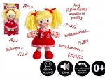 Păpușă de pânză Lucinka 30 cm care cântă în cehă