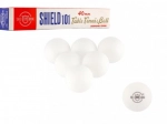 Mingi de tenis de masă Shield 40 mm fără sudură, 6 bucăți
